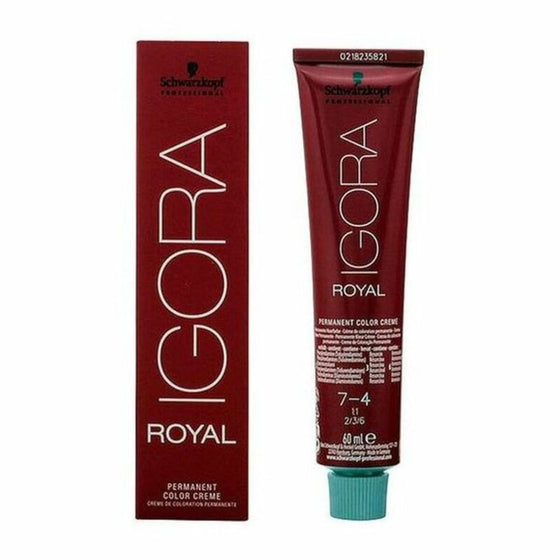 Permanent Dye Igora Royal Schwarzkopf 7-4 (60 ml)