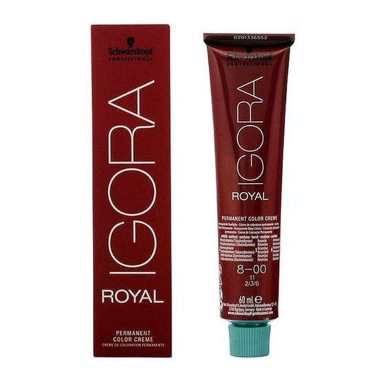 Permanent Dye Igora Royal Schwarzkopf 8-00 (60 ml)