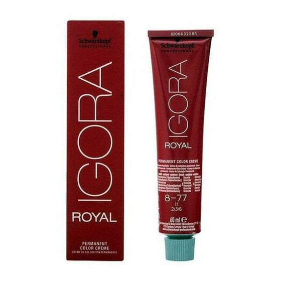 Dauerfärbung Igora Royal Schwarzkopf 8-77 (60 ml)