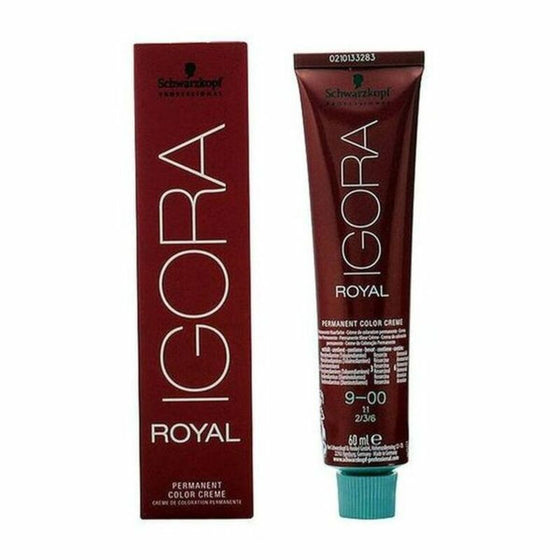 Permanent Dye Igora Royal Schwarzkopf 9-00 (60 ml)