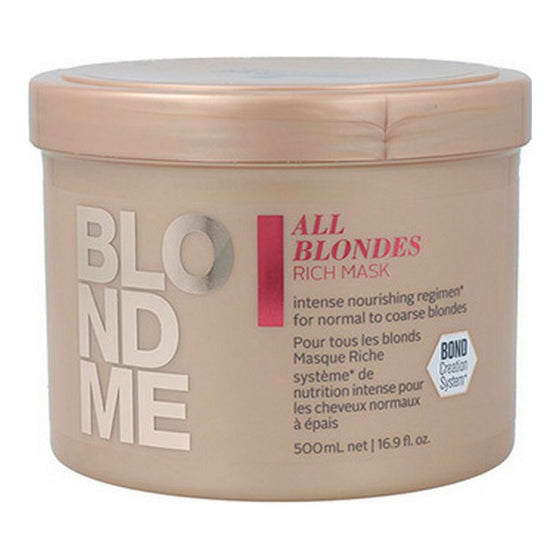 Haarmaske Schwarzkopf Blondme Rich Keratin