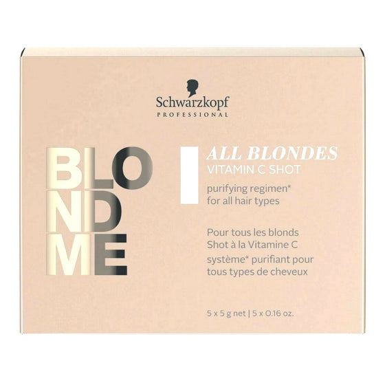 Strengthening Hair Treatment Blondme Keratin Restore All Blondes Shot Detox Schwarzkopf (25 g)