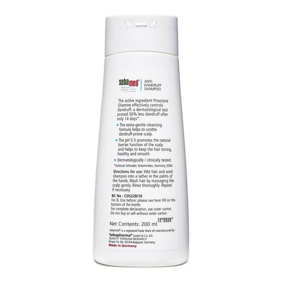 Champú Anticaspa Sebamed (200 ml)