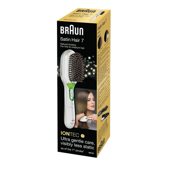 Brush Braun Satin Hair 7 br750e White