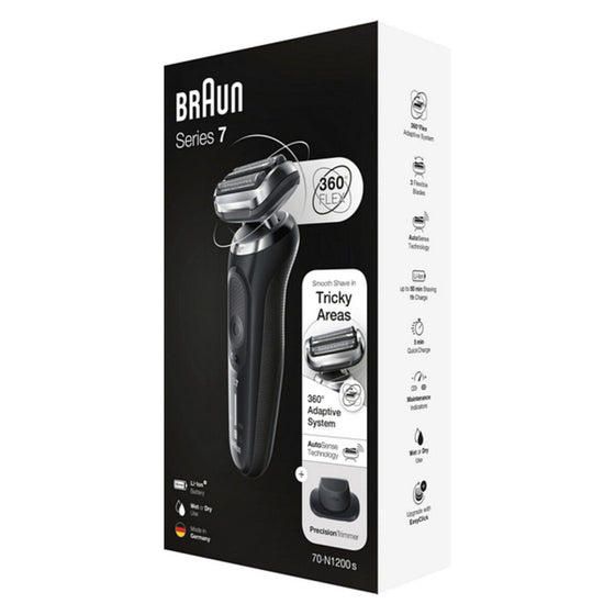 Rechargeable Electric Shaver Braun 70-N1200s Grey