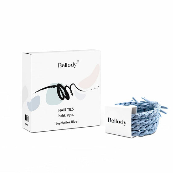 Rubber Hair Bands Bellody seychelles blue (4 uds)