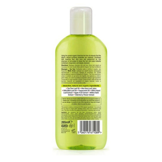 Champú Purificante Bioactive Organic Dr.Organic (265 ml)