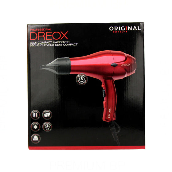 Secador de Pelo Sinelco Original Dreox Red (2000 W)