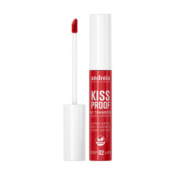 Lipstick Andreia Kiss Proof Red Nº 2 8 ml