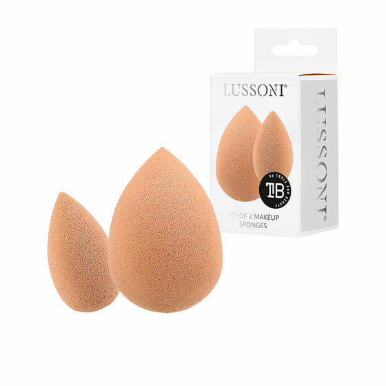 Esponja para Maquillaje Lussoni Beige (2 Piezas)