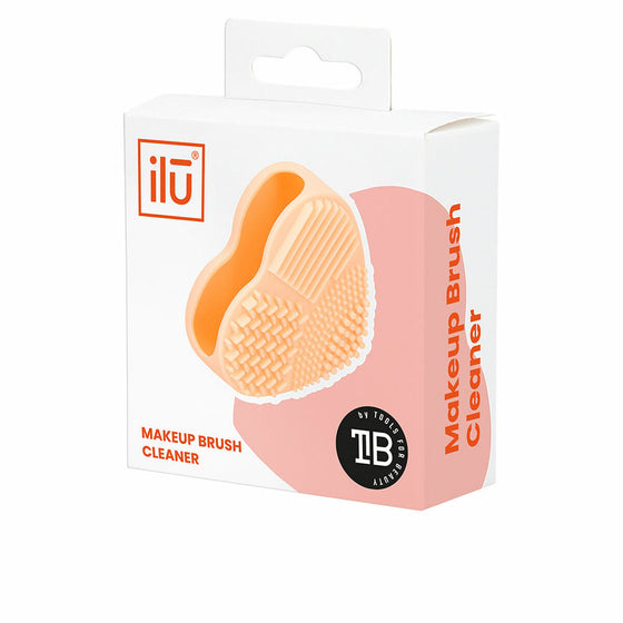 Make-up Brush Cleaner Ilū Heart Silicone Orange