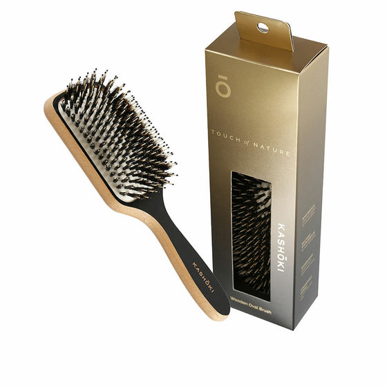 Detangling Hairbrush Kashōki Touch Of Nature Squared Wood