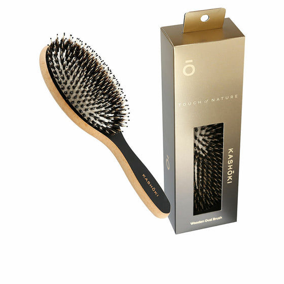 Detangling Hairbrush Kashōki Touch Of Nature Wood Oval