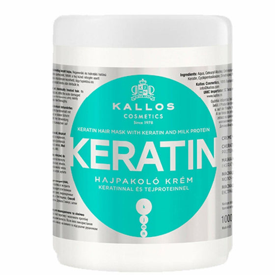 Mascarilla Capilar Reparadora Kallos Cosmetics Keratin (1 L)