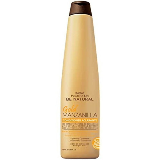 Haarspülung Be Natural Gold Manzanilla Graduelle Bleichmittel (350 ml)