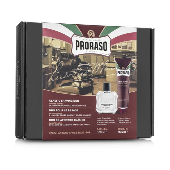 Shaving Set Proraso Barbe Dure 2 Pieces