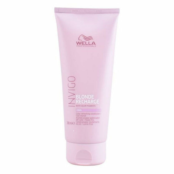 Acondicionador para Cabellos Teñidos Invigo Blonde Recharge Wella (200 ml)