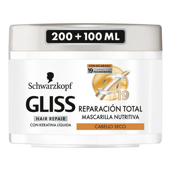 Mask Gliss Reparador Total Schwarzkopf (300 ml)