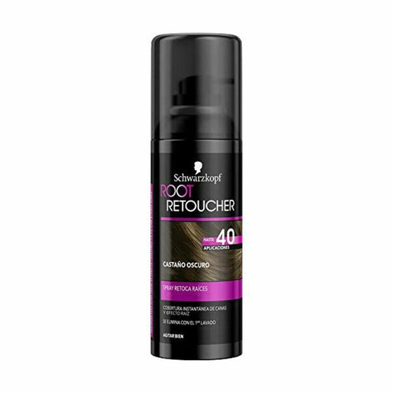 Spray Corrector de Raíces Root Retoucher Syoss Castaño Oscuro (120 ml)