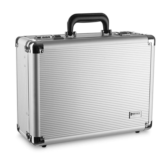 Briefcase Eurostil Silver Aluminium