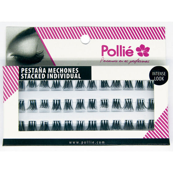 Falsche Wimpern Eurostil Pollié individuell schwarz Schnitt