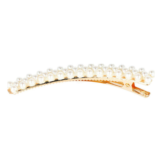 Clips Eurostil Golden Beads Curved (2 uds)