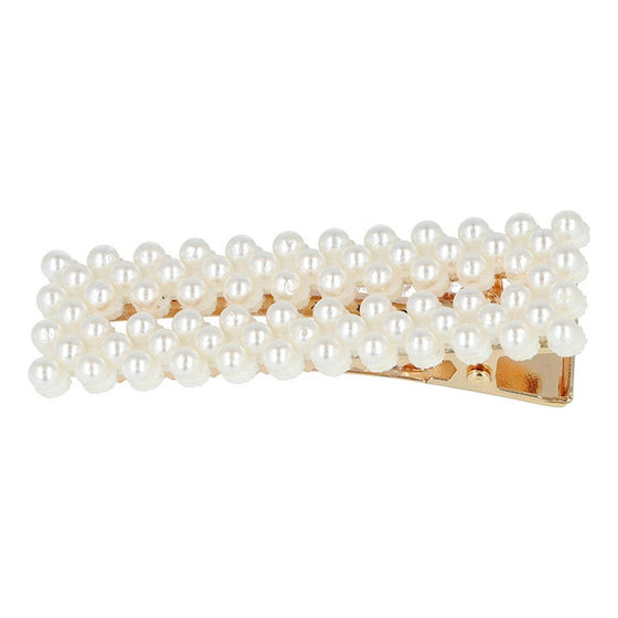 Clips Eurostil Golden Beads Double (2 uds)