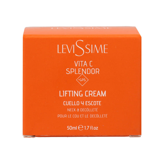 Anti-ageing Neck Cream Levissime Vitamin C Splendor Lifting (50 ml)