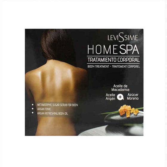 Body Cream Levissime Pack Home Spa Argan