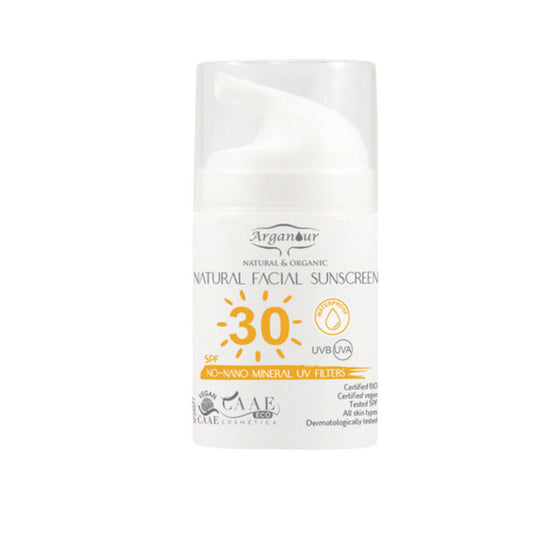 Facial Sun Cream Natural & Organic Arganour (50 ml)