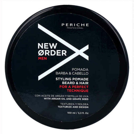 Crema de Peinado Periche Men St Pomade Beard & Hair (100 ml)