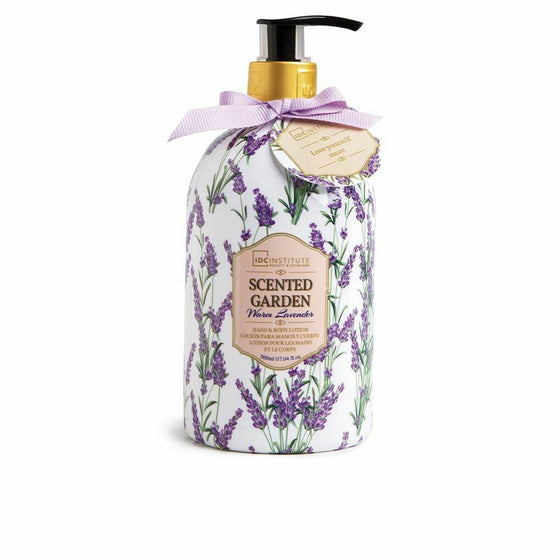 Hydrating Body Lotion IDC Institute Scented Garden Warm Lavender Hands (500 ml)