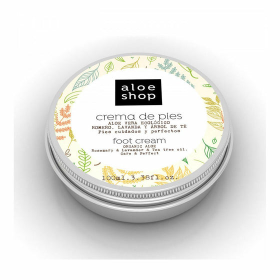 Moisturising Foot Cream Aloe Shop Aloe Vera (100 ml)