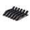 Hair clips Termix Black (6 uds)