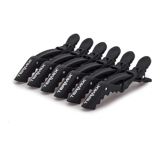 Pinzas para el Cabello Termix Negro (6 uds)