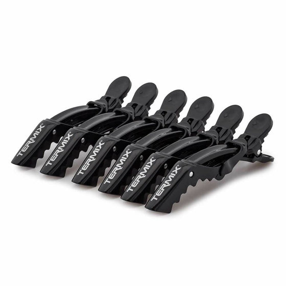 Hair clips Termix Black (6 uds)