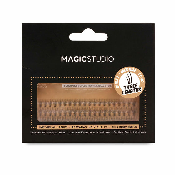 Set of false eyelashes Magic Studio Mink Individual 60 Units