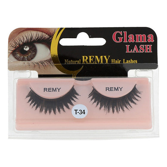 Pestañas Postizas Lb Glama Lash Natural Remy T34