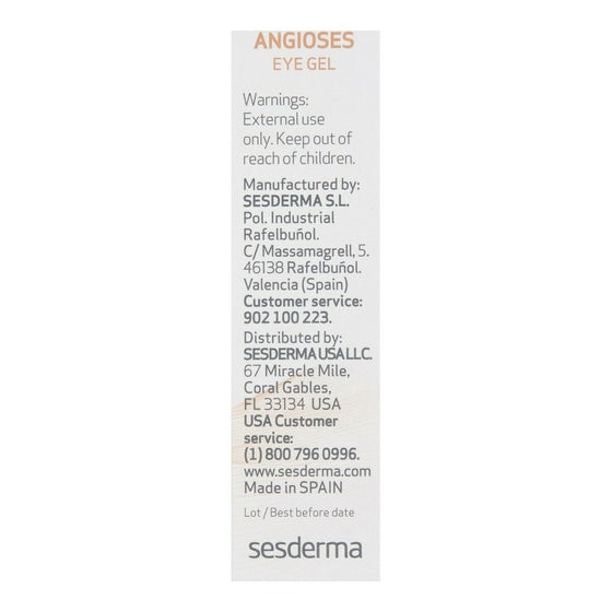 Eye Contour Sesderma Angioses Anti-eye bags (15 ml)