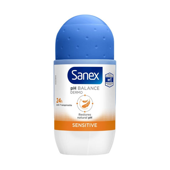 Desodorante Roll-On Sanex Sensitive (45 ml)