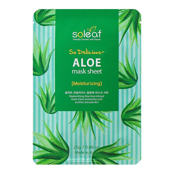 Moisturizing Facial Mask So Delicious Soleaf Aloe Vera (25 g)