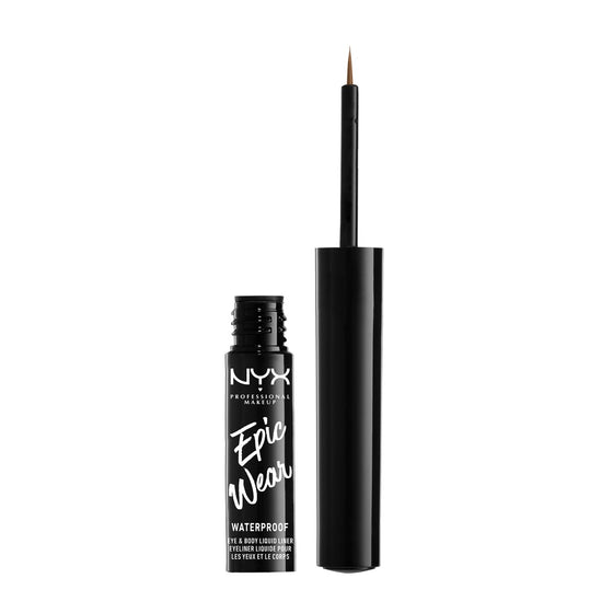 Eyeliner NYX Epic Wear brown me metal Liquid