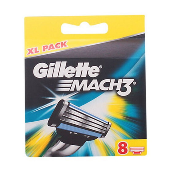 Shaving Blade Refill Mach 3 Gillette (8 uds)