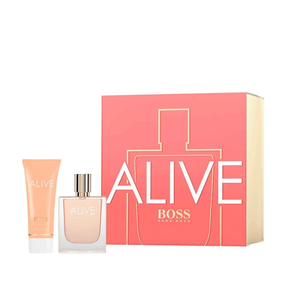 Women's Perfume Set Hugo Boss 2 Pieces Boss Alive