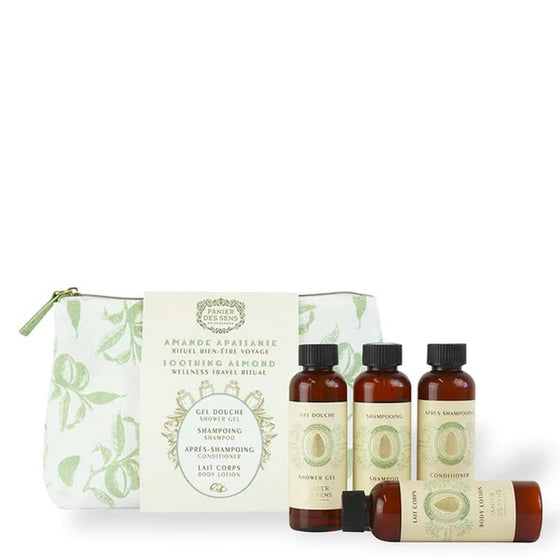 Bath Set Panier des Sens Soothing Almond 5 Pieces