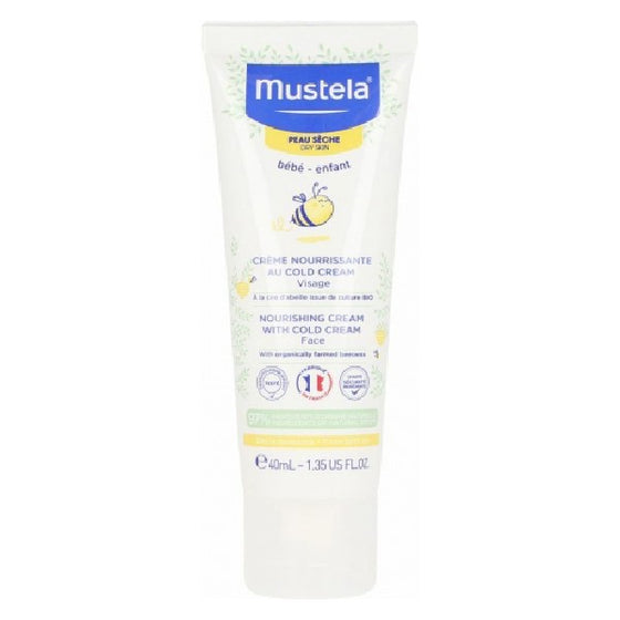 Crema Hidratante y Relajante Para Bebé Mustela Nourishing Face (40 ml)